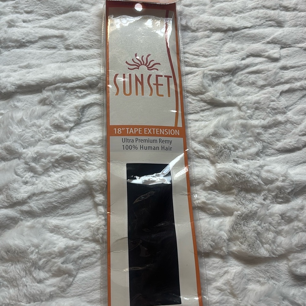 Sunset Pure Beaute' Ultra Premium Tape Hair Extensions - 18” Inches .